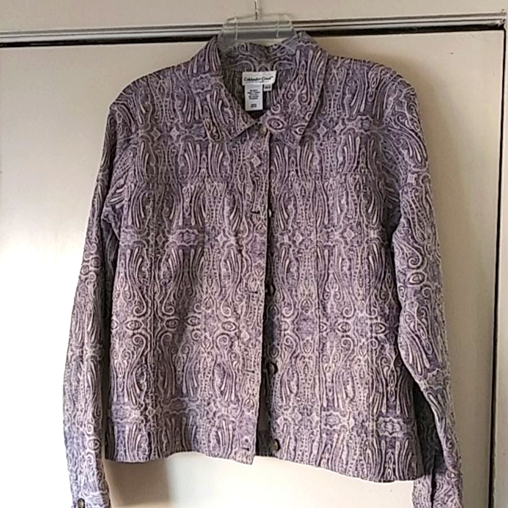 Coldwater Creek button front jacket PL